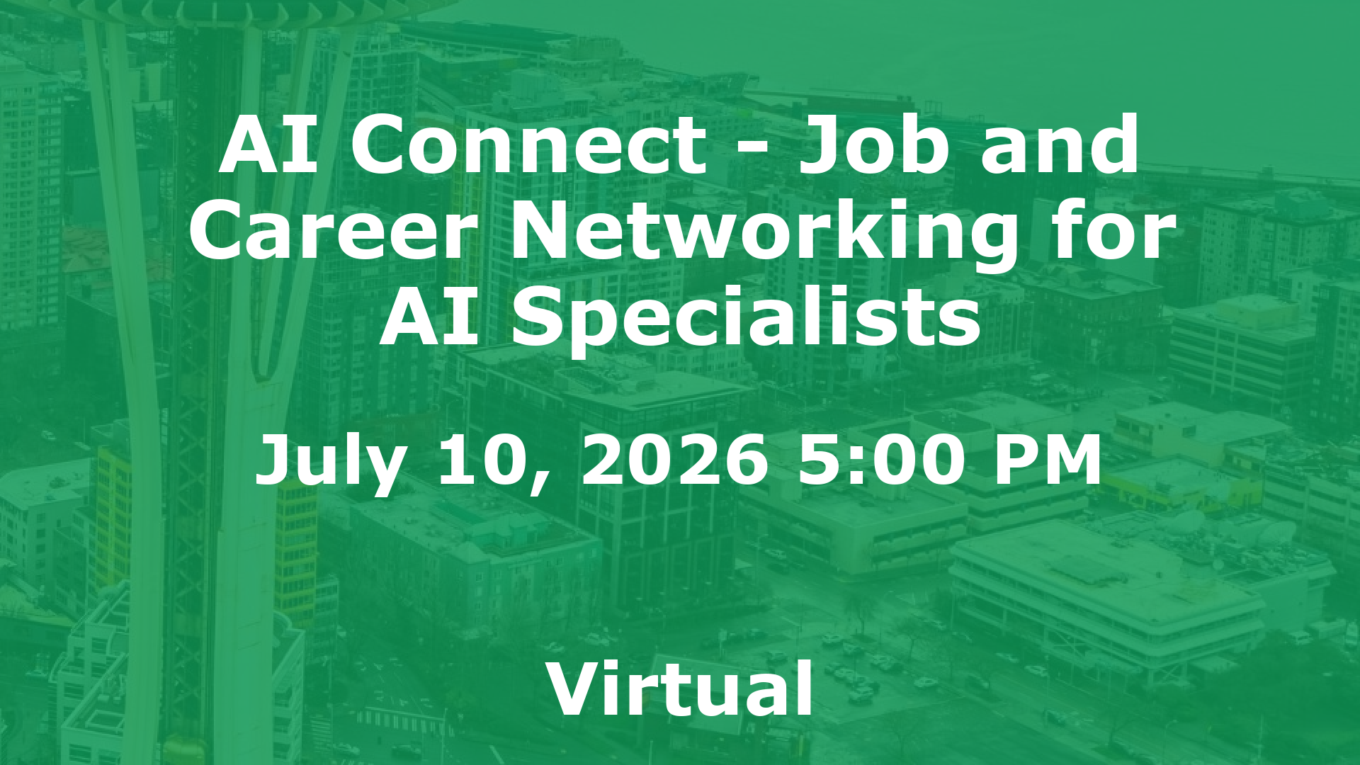 AI Connect - Job and Career Networking for AI Specialists event image